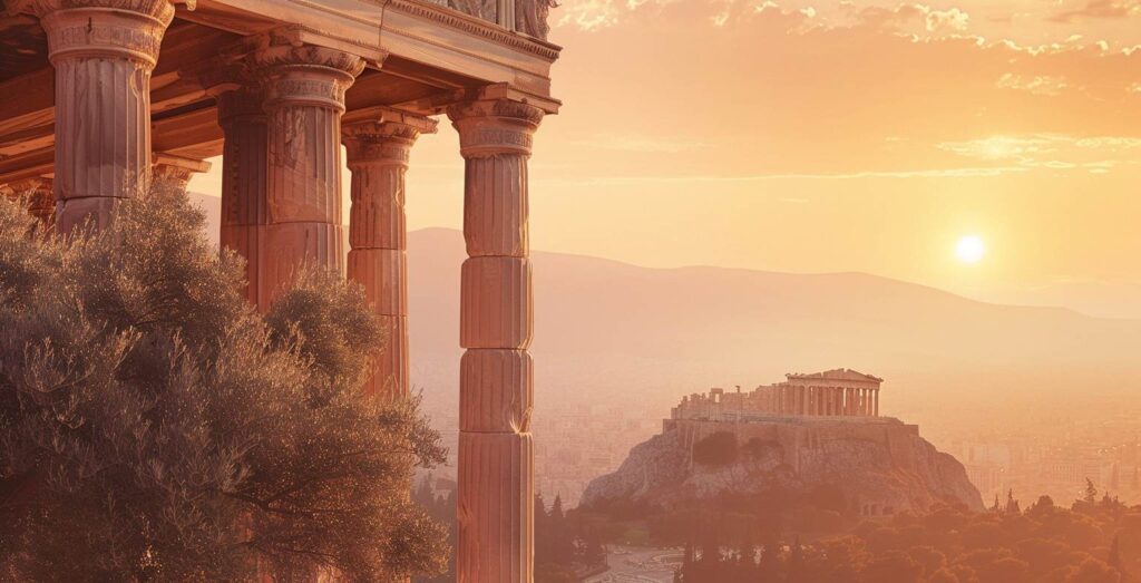 stoic, stoicism, wisdom, sunrise, ancient, Greek, Temple, Acropolis