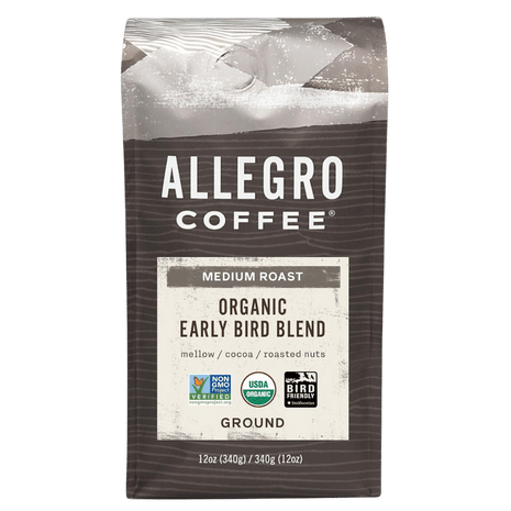 Best Coffee Organic Allegro Ground Medium Roast Early Bird Blend