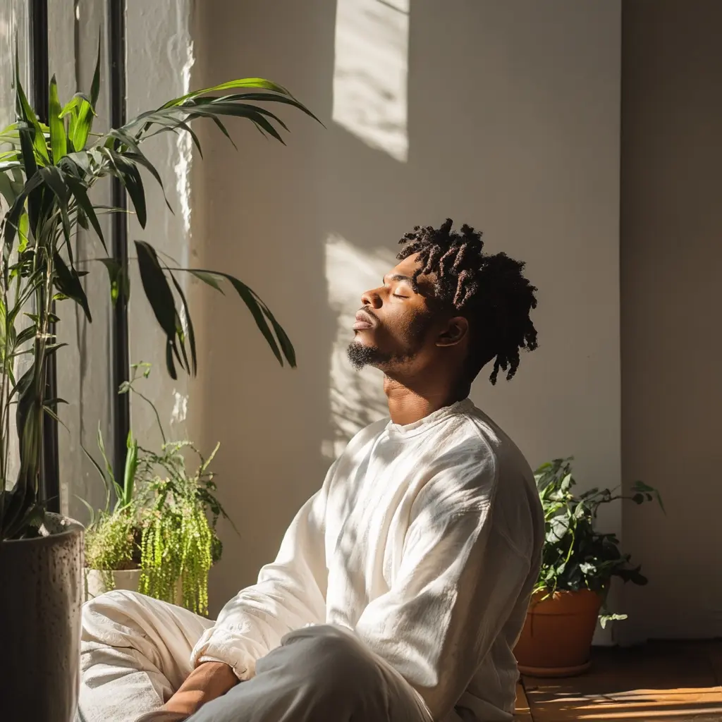 Morning reflection practice for Stoicism: focusing on what is in your control and setting intentions for the day.